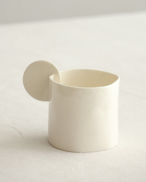 Tea or Coffee Cups, white porcelain | pre-order