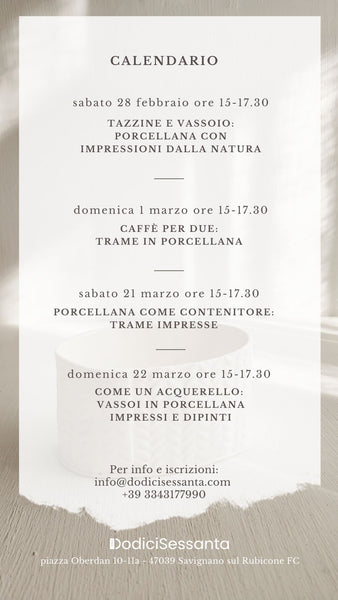 Workshop february-march 2026