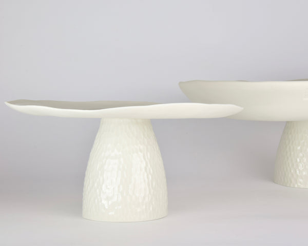 Cake stand, white porcelain | ready to ship