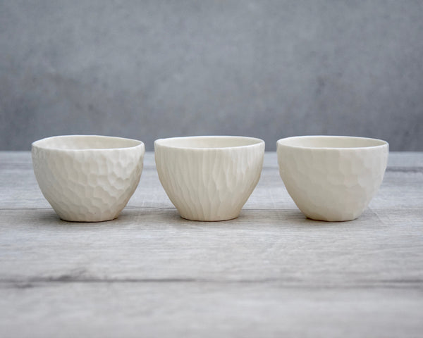 Small cups, white porcelain | ready to ship