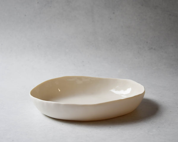 Dinner/Curry low bowl, white porcelain | pre-order