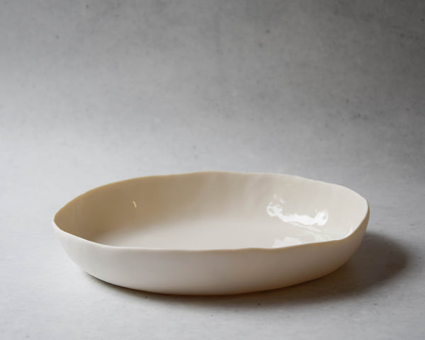 Dinner/Curry low bowl, white porcelain | Ready to ship