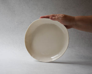 Dinner/Curry low bowl, white porcelain | pre-order