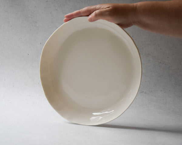 Dinner/Curry low bowl, white porcelain | pre-order