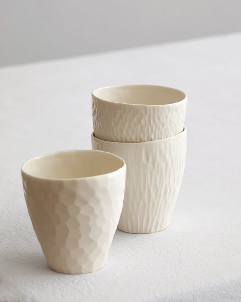 Cups, white porcelain | pre-order