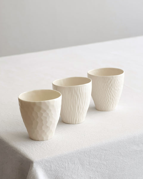 Cups, white porcelain | pre-order