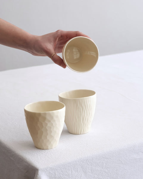 Cups, white porcelain | pre-order