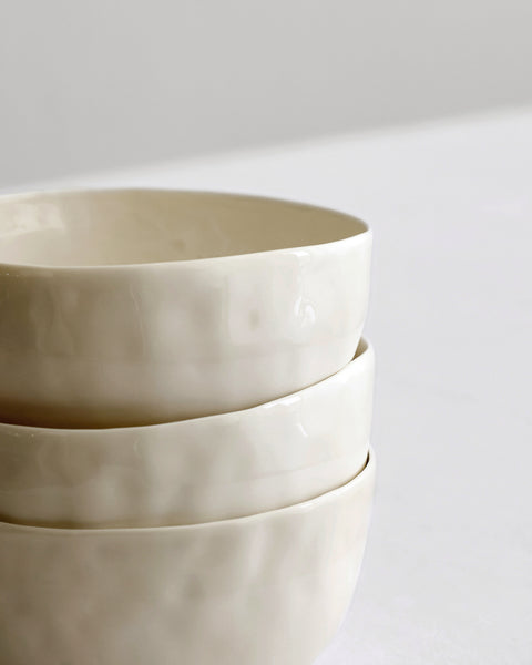 Ciotola per la colazione in porcellana bianca | disponibilità immediata