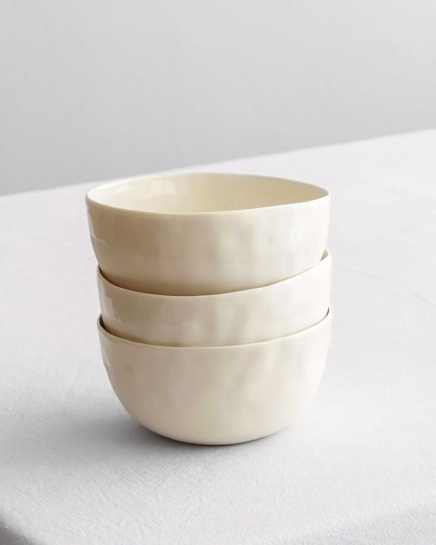 Ciotola per la colazione in porcellana bianca | disponibilità immediata