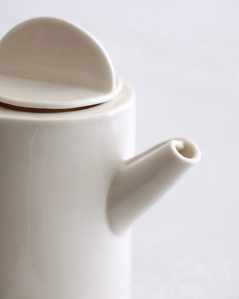 Caffettiera, porcellana bianca | disponibilità immediata