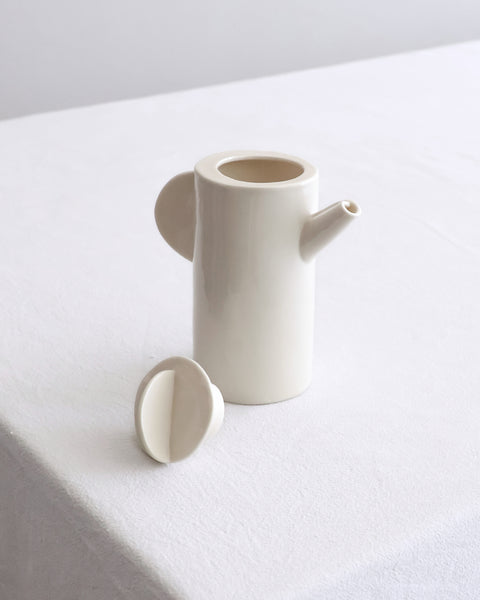 Caffettiera, porcellana bianca | disponibilità immediata