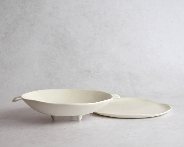 Colanders, handmade white porcelain | pre-order
