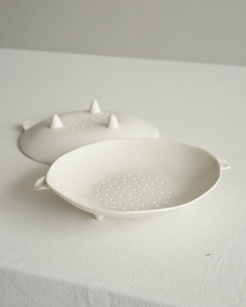 Colanders, handmade white porcelain | Ready to ship
