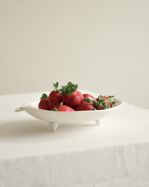 Colino per frutta, porcellana bianca | disponibilità immediata