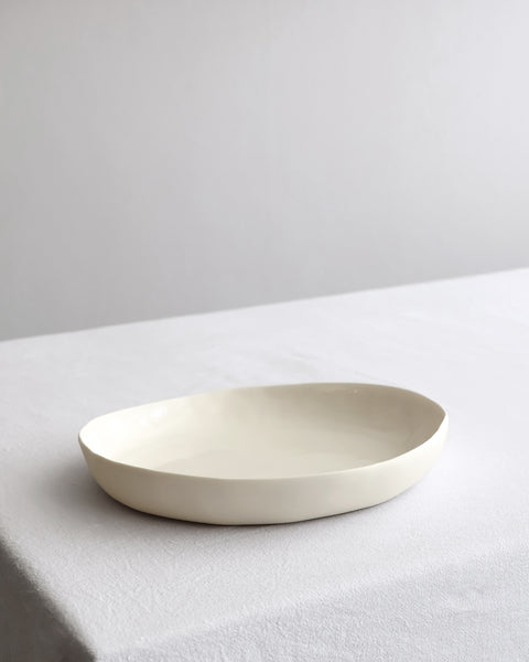 Dinner/Curry low bowl, white porcelain | pre-order