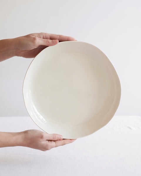 Dinner/Curry low bowl, white porcelain | pre-order