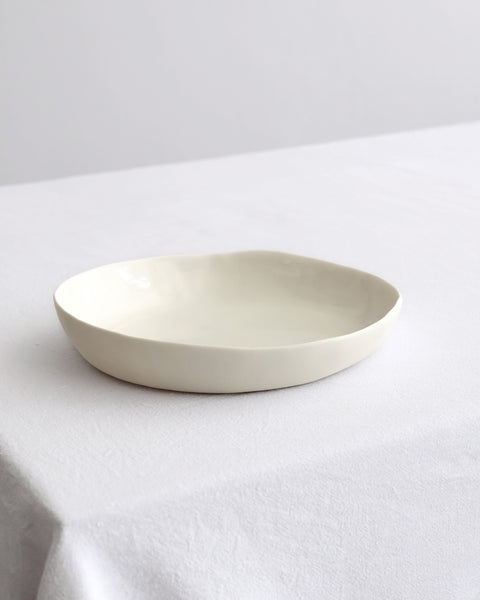 Dinner/Curry low bowl, white porcelain | pre-order