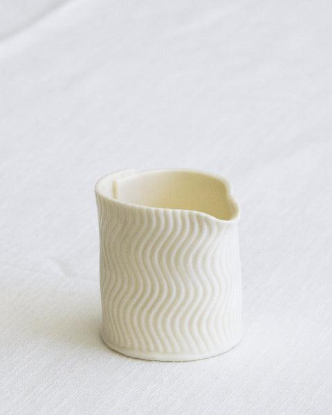 Creamer, white porcelain | Grafie collection
