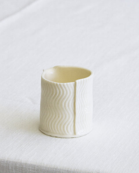 Creamer, white porcelain | Grafie collection
