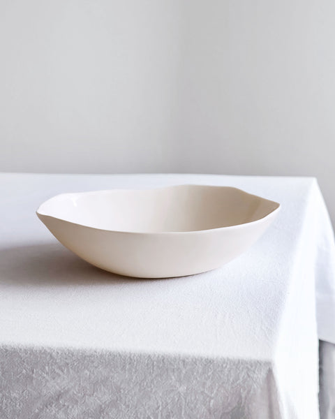 Insalatiera, porcellana bianca | su ordinazione