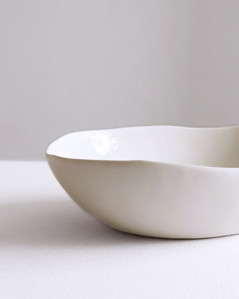 Insalatiera, porcellana bianca | su ordinazione