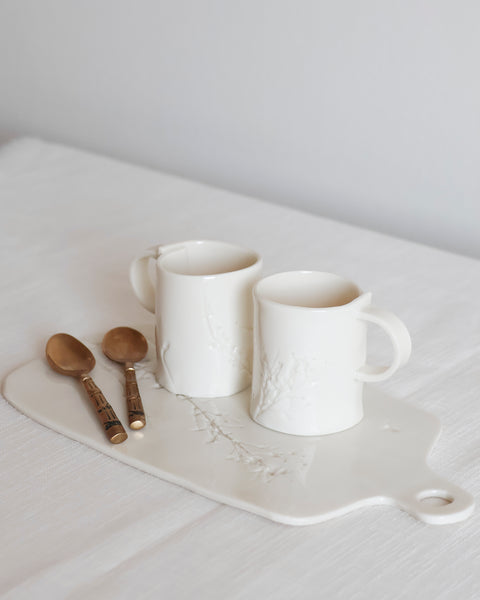 Vassoio e 2 tazzine espresso | tray and espresso cups