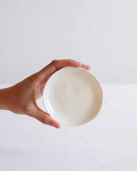 Bread plate, white porcelain | Ready to ship