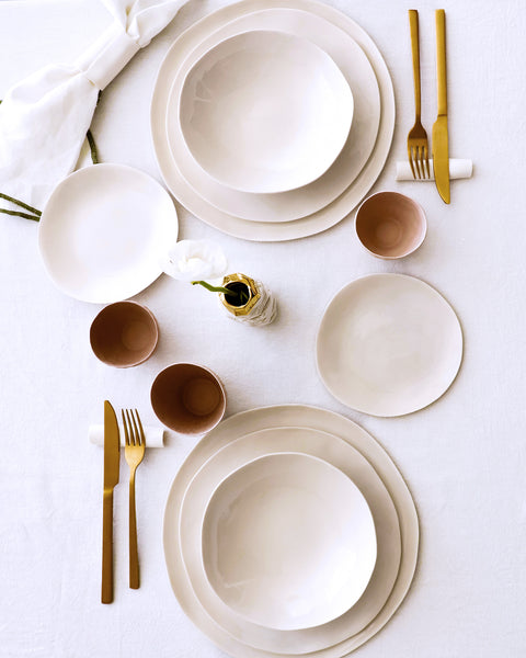 Dessert/side plate, white porcelain | Ready to ship