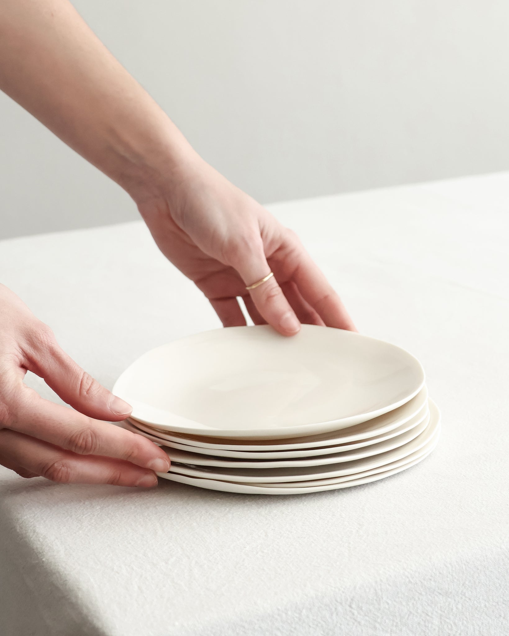 Dessert/side plate, white porcelain | Ready to ship