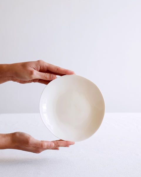 Dessert/side plate, white porcelain | Ready to ship