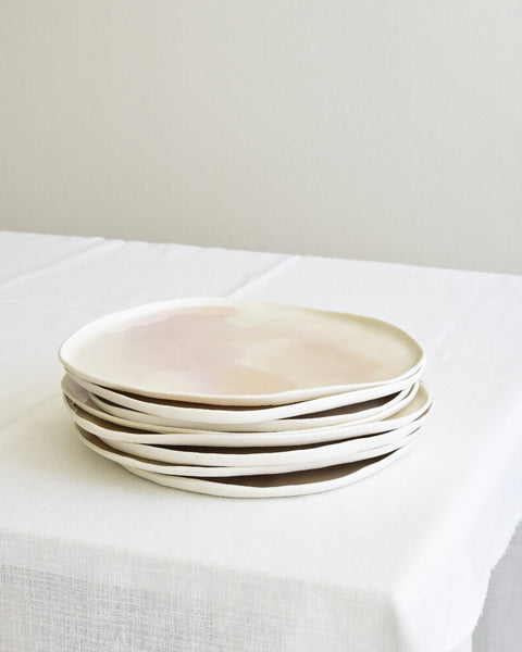 Sabbia Coloured Plates, handmade porcelain | Ready to ship