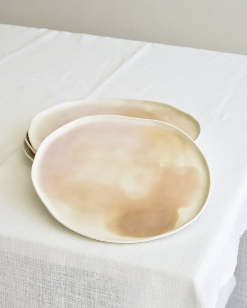 Sabbia Coloured Plates, handmade porcelain | Ready to ship