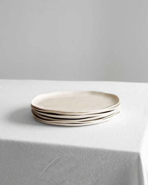 Piatti piani 25 cm, porcellana bianca | Disponibilità immediata