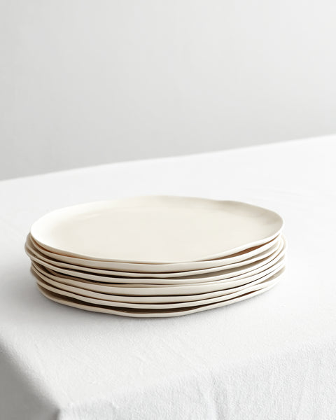 Piatti piani 25 cm, porcellana bianca | Disponibilità immediata