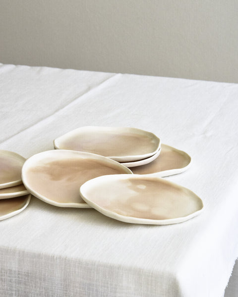 Sabbia Coloured Plates, handmade porcelain | Ready to ship