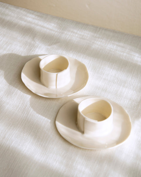 Egg cup, white porcelain | Made to order