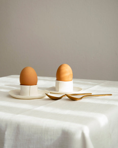 Egg cup, white porcelain | Made to order