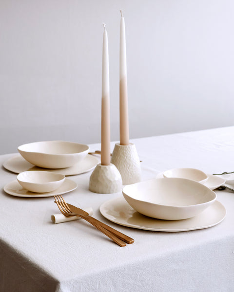 Piatti piani 25 cm, porcellana bianca | Disponibilità immediata