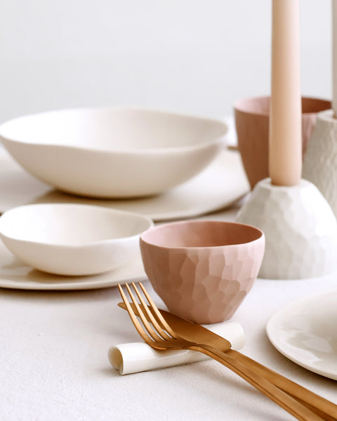 plates set, white porcelain | pre-order