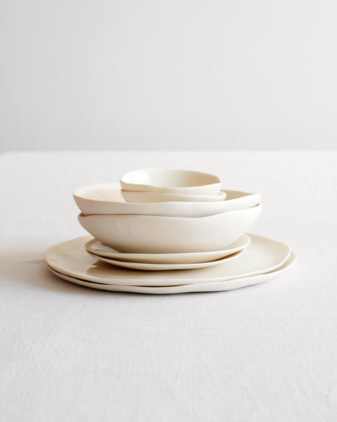 Piatti piani 25 cm, porcellana bianca | Disponibilità immediata