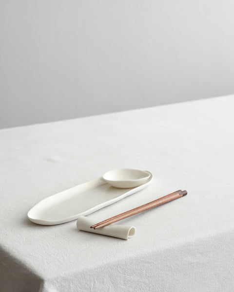 Set sushi, porcellana bianca | disponibilità immediata