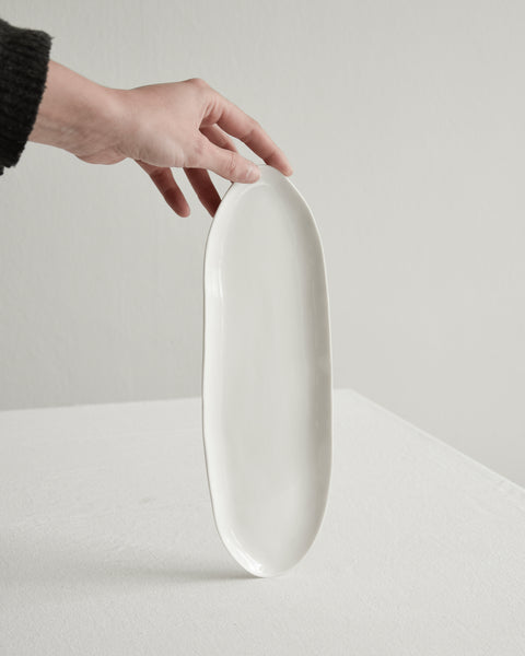 Sushi plates, white porcelain | Ready to ship