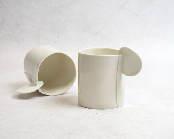 Extra Large Tea Cups, white porcelain | ready to ship