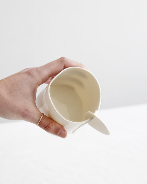 Tea or Coffee Cups, white porcelain | pre-order