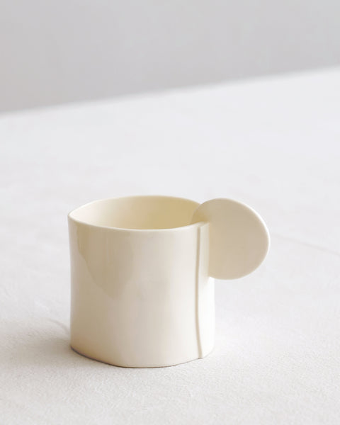 Tea or Coffee Cups, white porcelain | pre-order