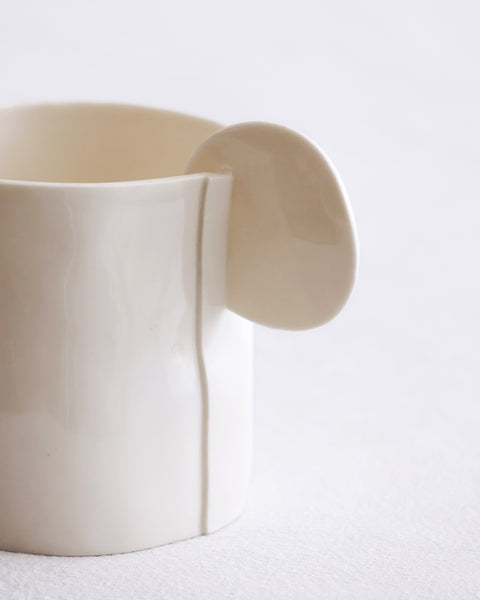 Extra Large Tea Cups, white porcelain | Ready to ship