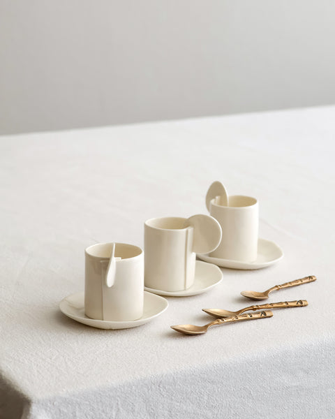 Espresso Cups, white porcelain | Pre-order