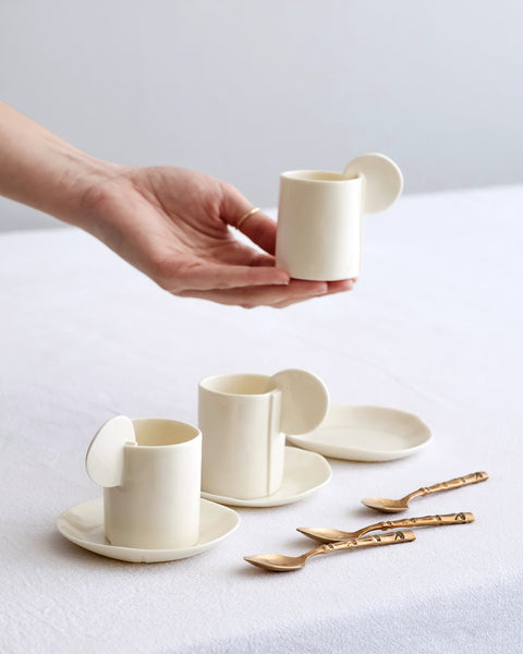 Espresso Cups, white porcelain | Pre-order