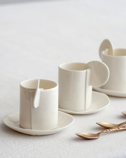 Espresso Cups, white porcelain | Pre-order