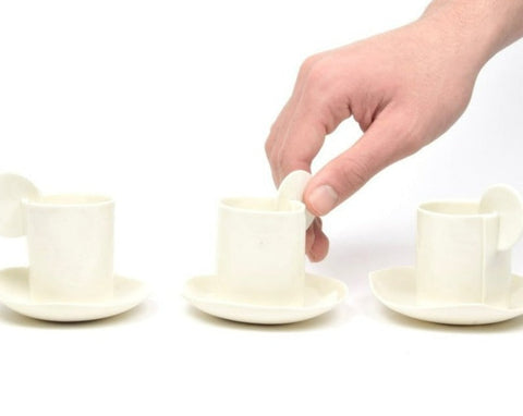 Espresso Cups, white porcelain | Ready to ship